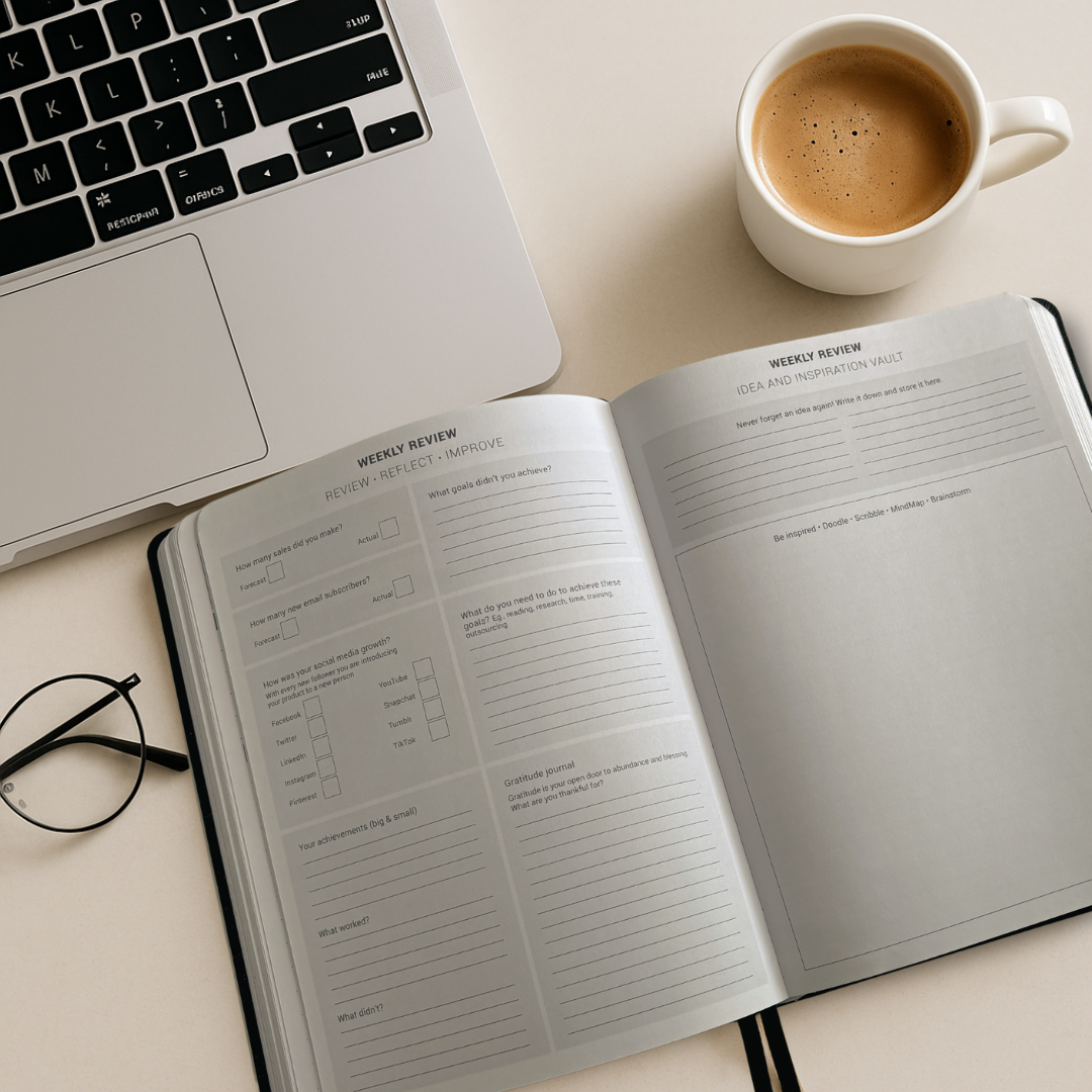 MY PA Weekly Review and Idea & Inspiration Layout